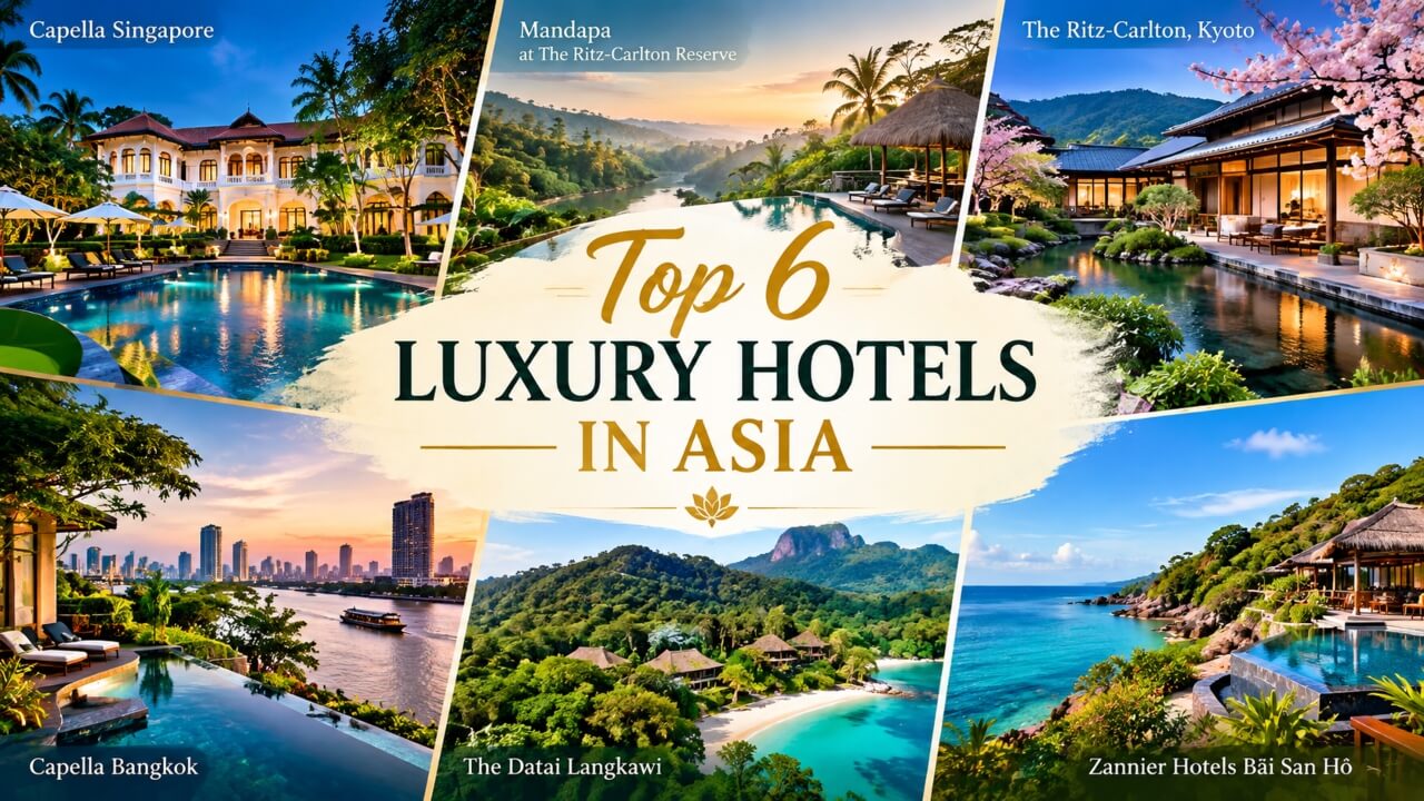 Top 6 Luxury Hotels in Asia: Extraordinary Stays for the Discerning Traveler